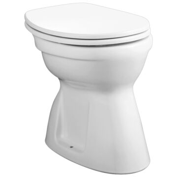 Alföldi Bázis WC-csésze alsó kifolyású, laposöblítésű, rövid (4037 00 01)