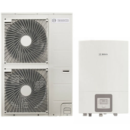 Bosch Compress 3000 AWES és ODU 11t levegő-víz hőszivattyú, split, elektromos fűtéspatronnal (8731750111)