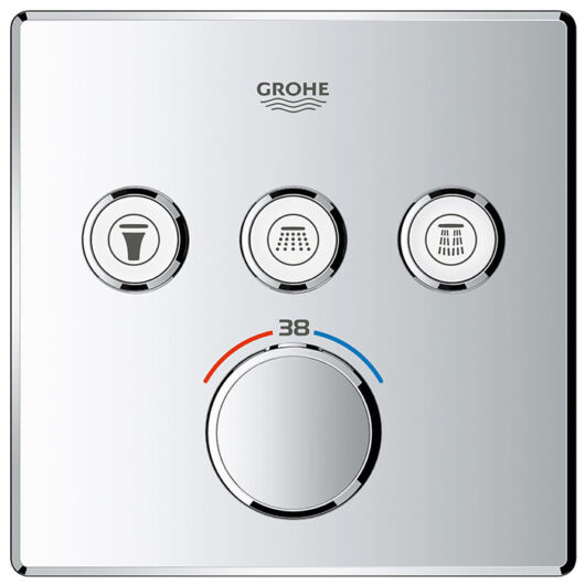 Grohe Grohtherm SmartControl termosztátos színkészlet 3 fogyasztási helyhez (29126000)