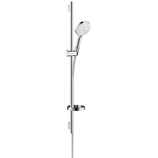 Hansgrohe Raindance Select S 120 3jet/Unica'S Puro zuhanyszett 0,9 m DN15 fehér/króm (26631400)