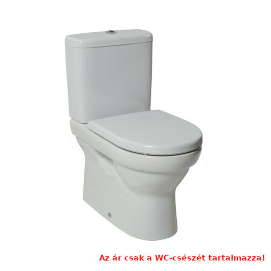 Jika Tigo monoblokkos WC-csésze univerzális csatlakozással, mélyöblítésű, fehér 62 cm