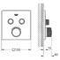 Kép 5/5 - Grohe Grohterm Smartcontrol termosztátos színkészlet 2 felhasználási helyhez (29124000)