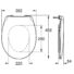 Kép 3/3 - Grohe Bau Ceramic WC-ülőke softclose, quick release (39493000)