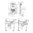 Kép 2/2 - Grohe Rapid SLX WC-tartály beépített elektromos aljzattal és bidéfunkciós wc előkészítéssel (39596000)