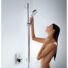 Kép 2/3 - Hansgrohe Raindance Select S 120 3jet/Unica'S Puro zuhanyszett 0,9 m DN15 fehér/króm (26631400)
