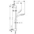 Kép 4/4 - Hansgrohe Crometta 100 Multi zuhanyszett fehér/króm (26656400)