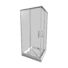 Kép 1/4 - Jika Lyra Plus zuhanyfülke, négyzetes, 80x80cm, fehér profil ( H2513810006681 )