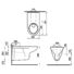 Kép 2/2 - Jika Deep by Jika fali WC-csésze mozgáskorlátozottak részére, mélyöblítésű, 70 cm